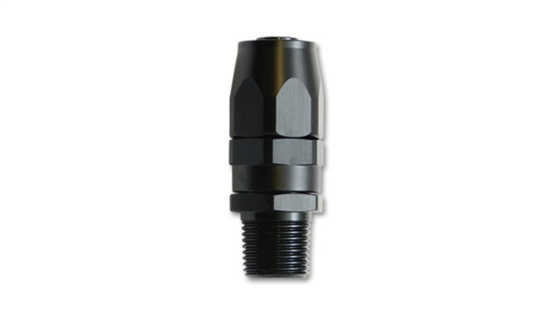 Vibrant -10AN Male NPT Straight Hose End Fitting; Pipe Thread: 1/2 NPT 26007 Photo - Primary