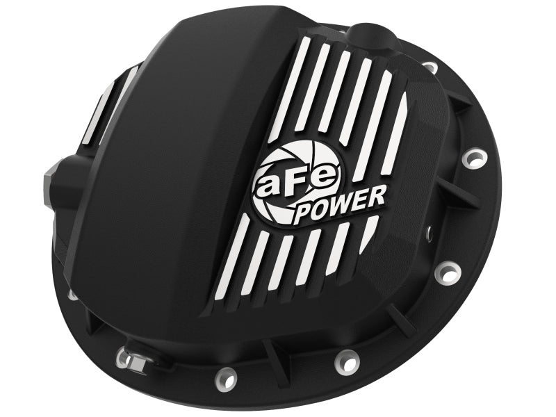 aFe Pro Series GMCH 9.5 Rear Diff Cover Black w/ Machined Fins 19-20 GM Silverado/Sierra 1500 46-71140B 46-71140B Photo - Primary