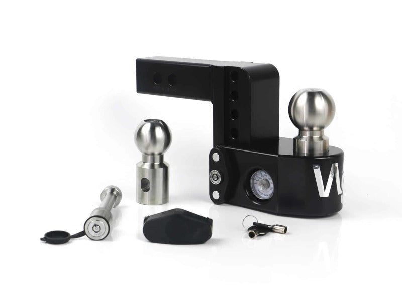 Weigh Safe 4in Drop Hitch w/Built-in Scale & 2in Shank (8K/12.5K GTWR) w/WS05 - Black Cerakote WS4-2-KA-CER-BLA WS4-2-KA-CER-BLA User 1