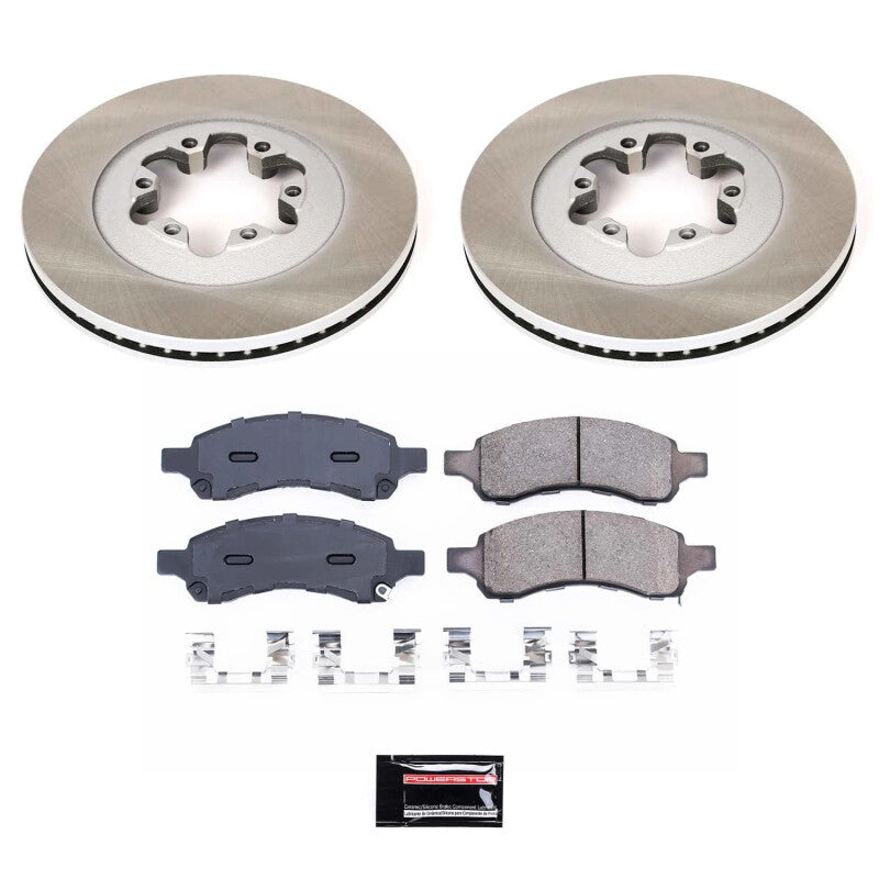 PowerStop Power Stop 09-12 GMC Canyon Front Semi-Coated Rotor Kit SC5405 SC5405 Photo - Primary