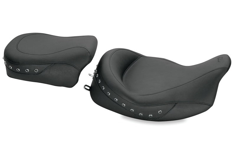 Mustang Motorcycle Mustang 08-21 Harley Electra Glide,Rd Glide,Rd King,Street Glide Solo Seat w/Blk Pearl Studs- Black 76069 76069 Photo - Primary