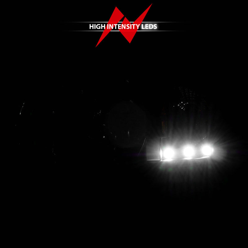 Anzo 1994-2001 Dodge Ram Crystal Headlights Black w/ LED 111205 Photo - Unmounted