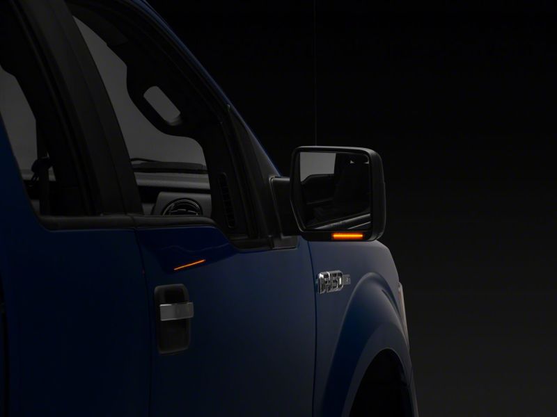 Raxiom 04-14 Ford F-150 Axial Series Side Mirror LED Turn Signal Lights- Smoked T542597 T542597 Photo - Close Up