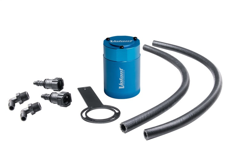 Volant 14-19 Chevrolat Silverado 1500 3oz Aluminum Oil Catch Can w/Mounting Bracket - Blue VC0001 VC0001 Photo - Primary