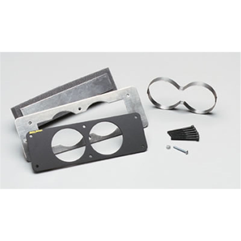 Autometer Gauge Cage, Dual, 2-5/8, Black, Mustang 87-93 Fox 50102 Photo - Primary