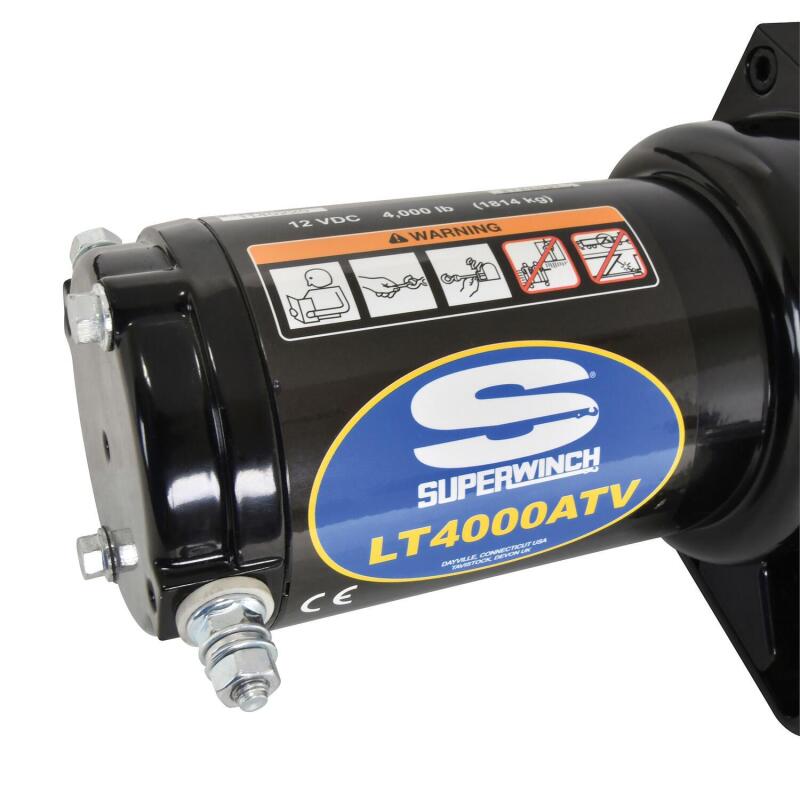 Superwinch 4000 LBS 12 VDC 3/16in x 50ft Steel Rope LT4000 Winch 1140220 1140220 Photo - Close Up