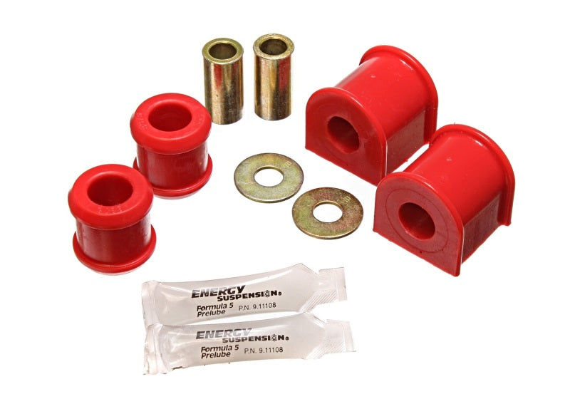 Energy Suspension Sway Bar Bushing Set; Red; Rear; 17mm; Performance Polyurethane 2.5114R Photo - Primary