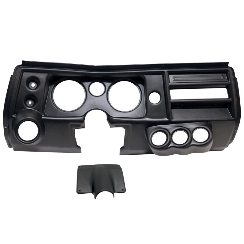 Autometer 1968 Chevrolet Chevelle W/ Vent Direct Fit Gauge Panel 5in x2 / 2-1/16in x4 2904 2904 Photo - Primary