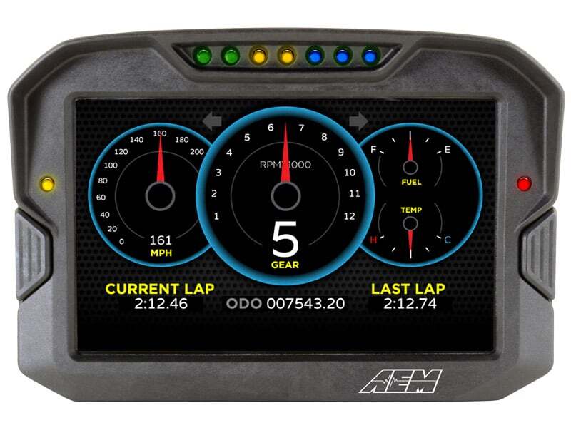 AEM CD-7 Non Logging Race Dash Carbon Fiber Digital Display (CAN Input Only) 30-5700 30-5700 Photo - out of package