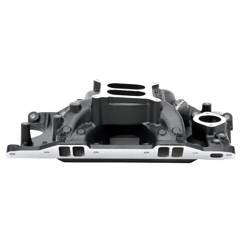 Edelbrock Intake Manifold, Rpm Air-gap, Small-block Chrysler 340-360, Black 75763 Photo - Unmounted