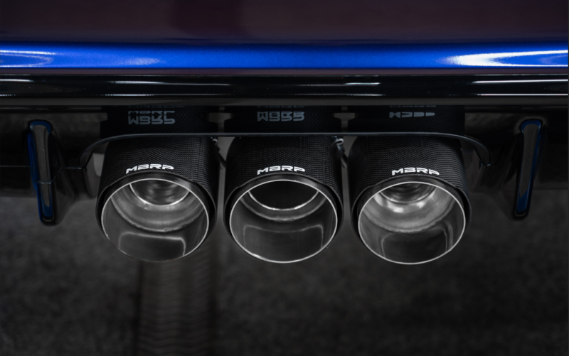 MBRP 23-24 Honda Civic Type R 2.0L T304 SS 3in Cat-Back Exhaust Triple Center Outlet w/ Carbon Tips S49023CF S49023CF User 1