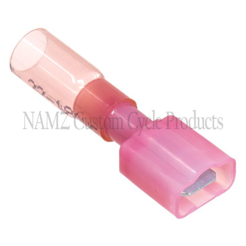 NAMZ Heat Sealable .25in. Male Quick Disconnect Teriminals 22-18g (25 Pack) NIS-19164-0015 NIS-19164-0015 Photo - Primary