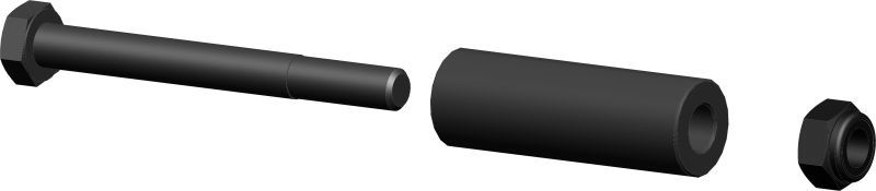 KFI Replacement SE Roller Kit - Verticle Wide RK-POM-VW RK-POM-VW Photo - Primary