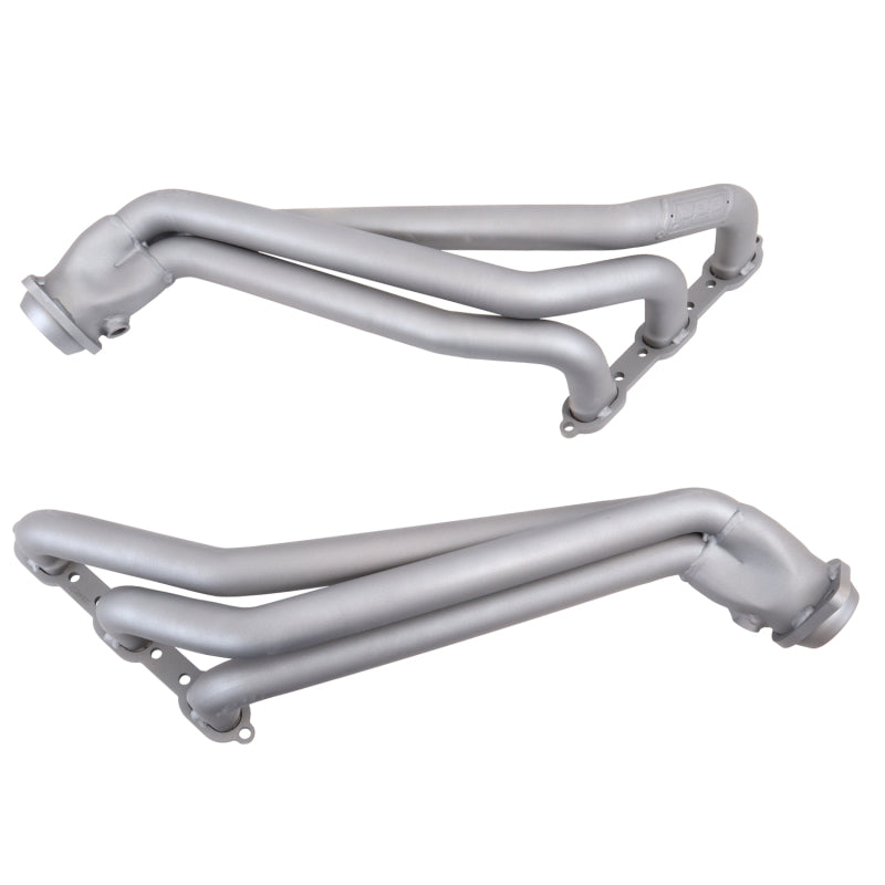BBK 05-10 Dodge Challenger V6 Long Tube Exhaust Headers And Y Pipe And Converters - 1-5/8 Chrome 4055 4055 Photo - Unmounted