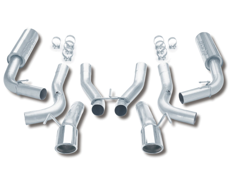 Borla 96-02 Viper GTS/R/T-10 Coupe/Convertible 2dr w/ 2.5in Inlets SS Catback Exhaust System 14663 14663 Photo - Primary