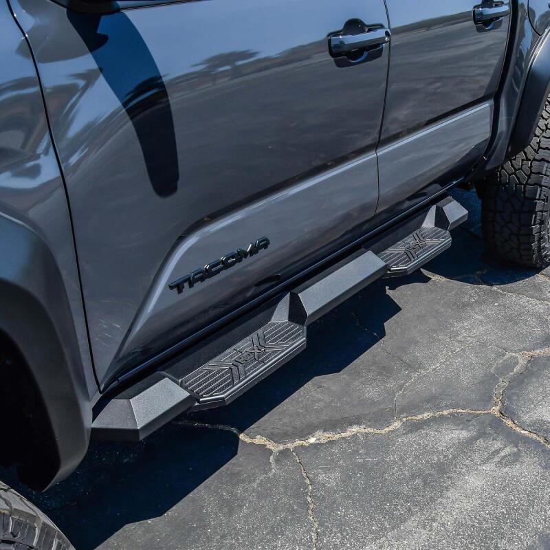 Westin/HDX 2024+ Toyota Tacoma Double Cab Xtreme Nerf Step Bars - Textured Black 56-22785 56-22785 Photo - Mounted