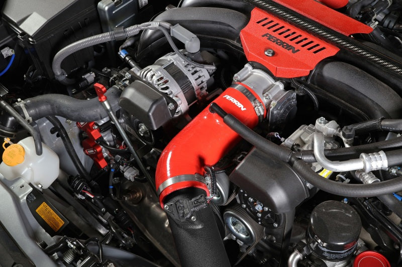 Perrin Performance Perrin 22-23 Subaru BRZ/Toyota GR86 Silicone Inlet Hose (3in. ID / SS Wire) - Red PSP-INT-432RD PSP-INT-432RD User 1