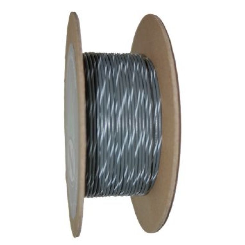 NAMZ OEM Color Primary Wire 100ft. Spool 20g - Gray/White Stripe NWR-89-100-20 NWR-89-100-20 Photo - Primary