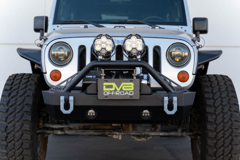 DV8 Offroad Fairlead Mounted Flip-Up License Plate Bracket LPBM-02 LPBM-02 Photo - Unmounted