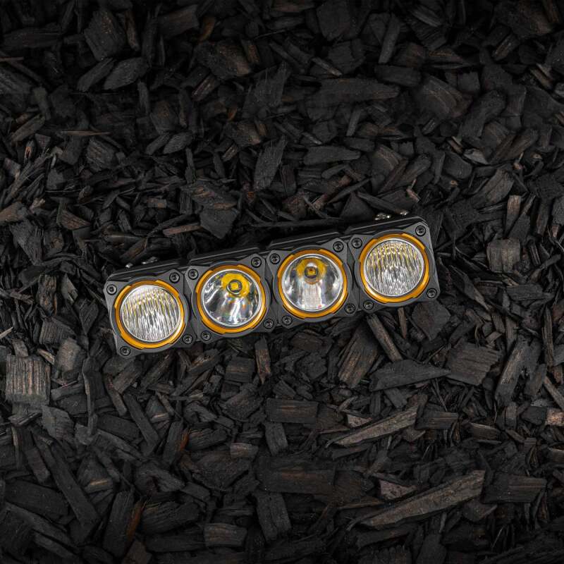 KC HiLiTES FLEX ERA LED Light Bar Bezel Kit for 10in. Segments - Gold 30578 30578 Photo - lifestyle view