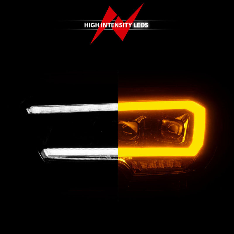 ANZO 16-22 Toyota Tacoma SR/SR5 ONLY Full LED Proj Headlights w/Light Bar Seq. Blk w/Initiation Lgt 111562 111562 User 5