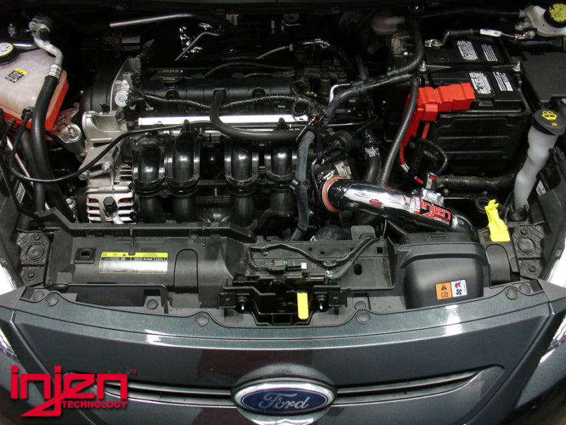 Injen 14-19 Ford Fiesta 1.6L Polished Cold Air Intake SP9017P SP9017P Photo - Mounted