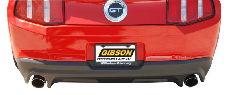 Gibson 11-14 Ford Mustang GT 5.0L 2.5in Axle-Back Dual Exhaust - Stainless 619010 619010 Illustration Guide