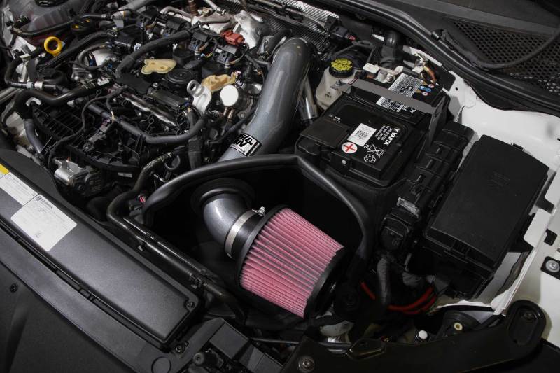 K&N Engineering K&N 22-23 Volkswagen Golf R Typhoon Performance Air Intake System 69-9510TC 69-9510TC Photo - Mounted
