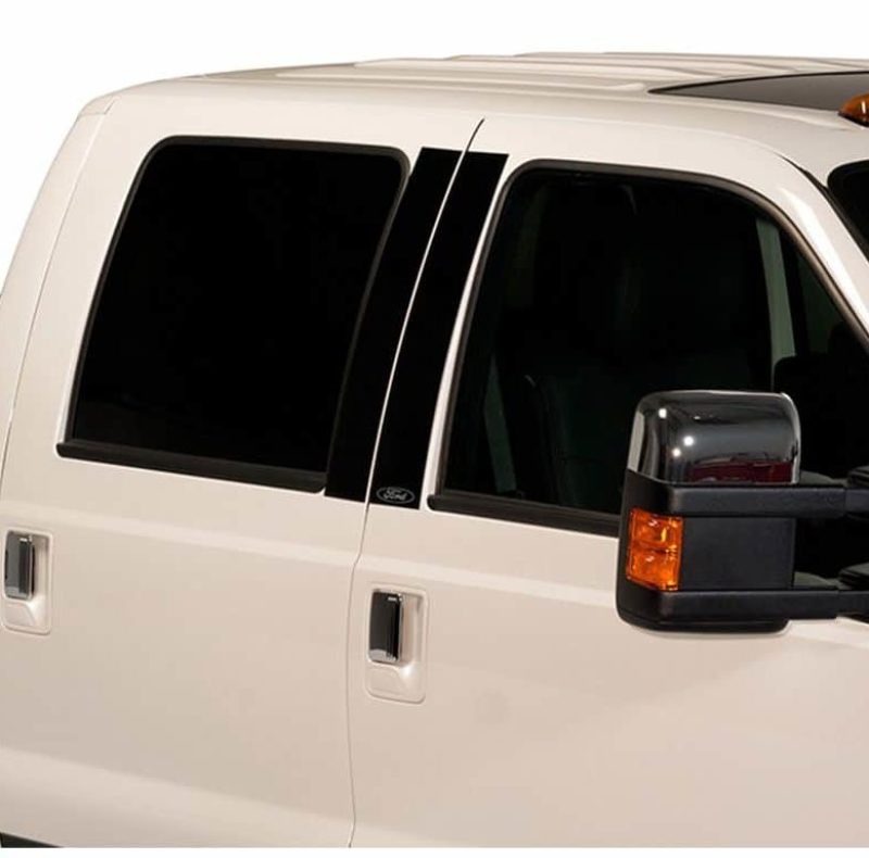 Putco 17-20 Ford SuperDuty - Crew Cab/SuperCab w/o Keypad Black Platinum Pillar Posts Classic 402685BPFD 402685BPFD Photo - Primary