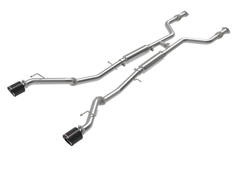aFe POWER Takeda 2023 Nissan Z 2 1/2in 304 SS Cat-Back Exhaust System w/ Carbon Fiber Tips 49-36138-C 49-36138-C Photo - Primary
