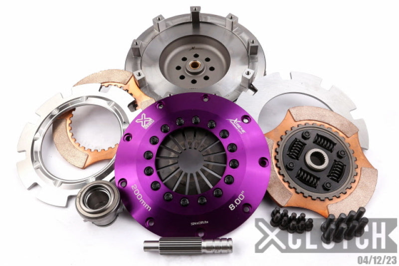 XCLUTCH 99-02 Nissan Silvia S15 2.0L 8in Twin Sprung Ceramic Clutch Kit XKNI20522-2B XKNI20522-2B Photo - Primary