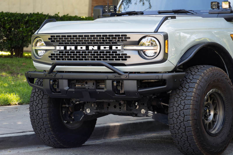DV8 Offroad 21-22 Ford Bronco Factory Front Bumper Licence Relocation Bracket - Front LPBR-01 LPBR-01 User 2