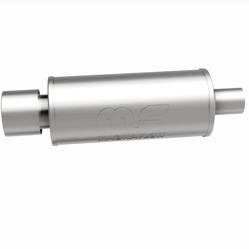 MagnaFlow 6" Round Center/Center Performance Muffler With Tip 14817 360 Degree Image Set