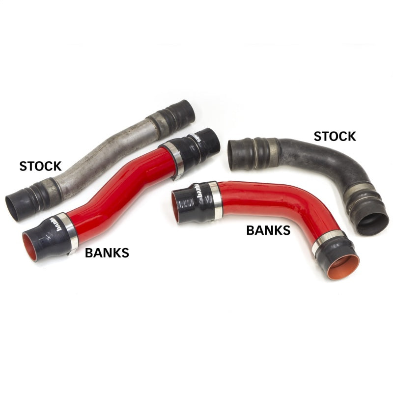 Banks 10-12 Ram 6.7L Diesel OEM Replacement Cold Boost Tubes - Red 25998 25998 Photo - Unmounted