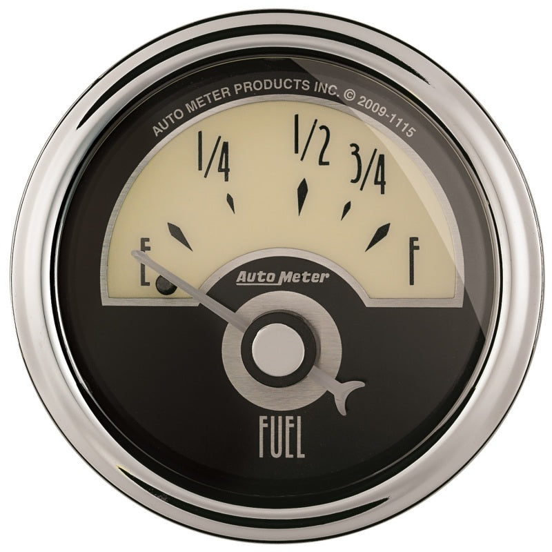 AutoMeter Gauge Fuel Level 2-1/16in. 73 Ohm(e) to 10 Ohm(f) Elec Cruiser Ad 1105 1105 Photo - Primary