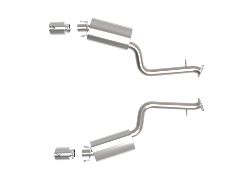 aFe Lexus IS350 14-22 V6-3.5L Takeda Axle-Back Exhaust System- Polished Tip 49-36060-P 49-36060-P Photo - Unmounted