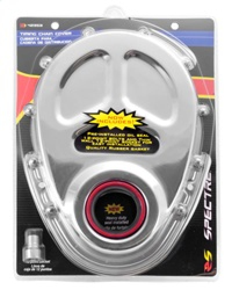 Spectre SB Chevrolet Timing Cover (Incl. Pre-Installed Seal/Gaskets/Bolts) - Chrome 42353 42353 Photo - in package