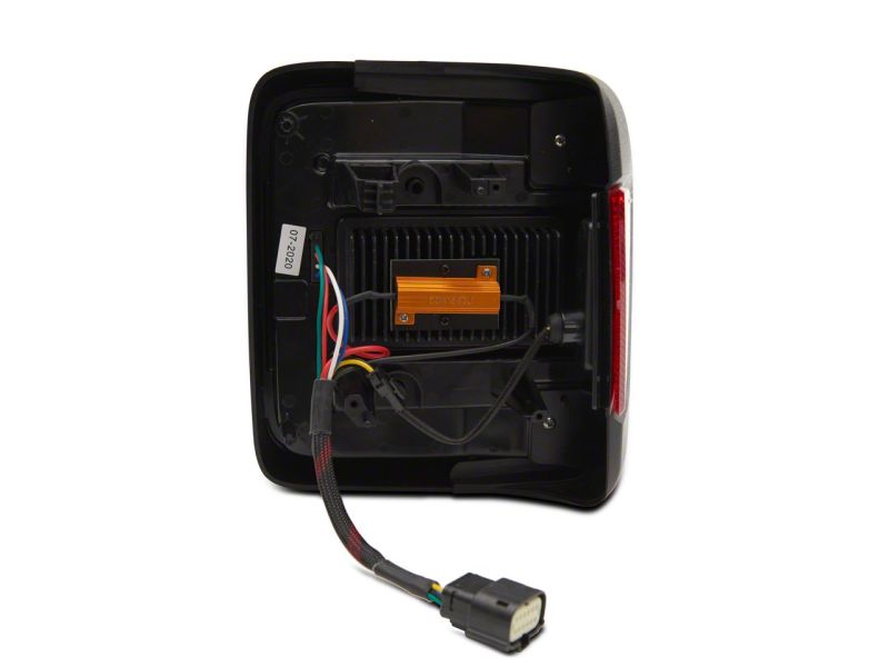 Raxiom 18-23 Jeep Wrangler JL LED Tail Lights- Blk Housing (Smoked Lens) J137647-JL J137647-JL Photo - Close Up