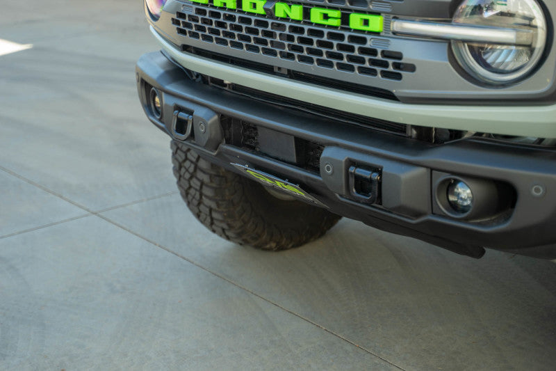DV8 Offroad 2021 Ford Bronco Capable Bumper Slanted Front License Plate Mount LPBR-05 LPBR-05 Photo - Unmounted