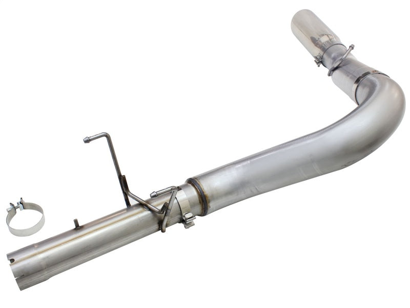 aFe ATLAS 5in Aluminized Steel DPF-Back Exhaust System w/Polished Tip - Do 49-02051-1P Photo - Unmounted