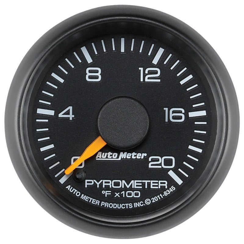 Autometer Gauge, Pyrometer (EGT), 2 1/16", 2000 Deg. F, Stepper Motor, GM Factor 8345 Photo - Primary