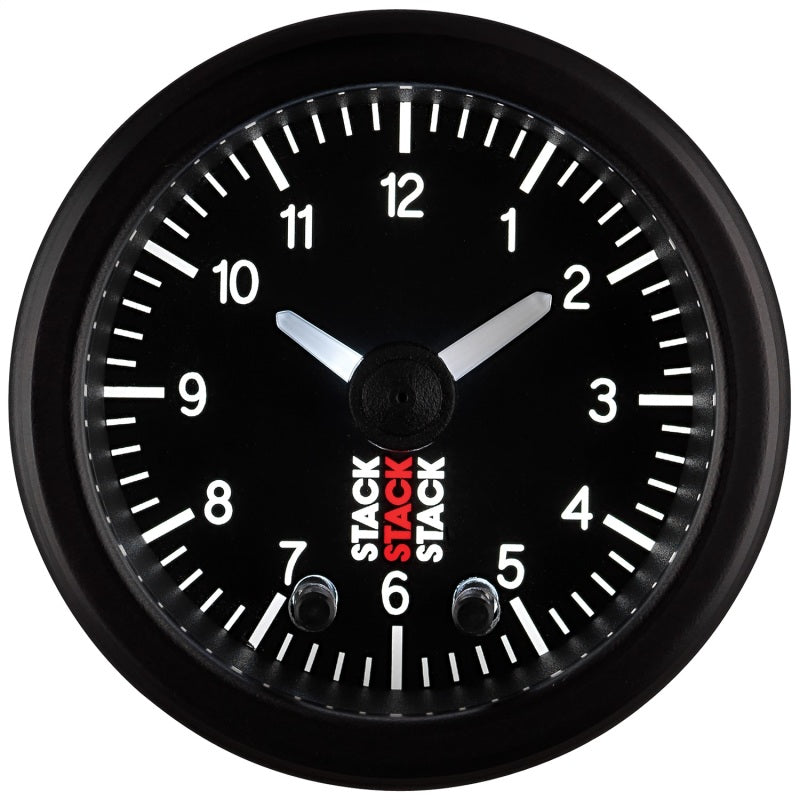 Autometer Stack Analog Clock Gauge - Black ST3317 ST3317 User 2