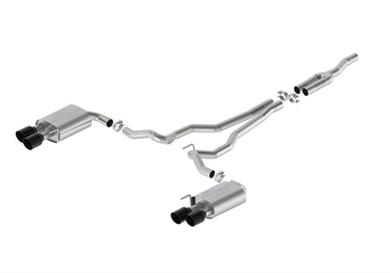 Ford Racing 2024 Mustang 2.3L Touring Non-Active Cat-Back Exhaust w/GT Valance - Black Tip M-5200-M2TBV M-5200-M2TBV User 1