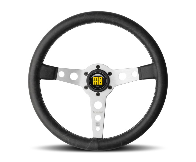 Momo Heritage Steering Wheels, Prototipo Heritage, Size (mm): 350, Distress PRH35BK0S User 1