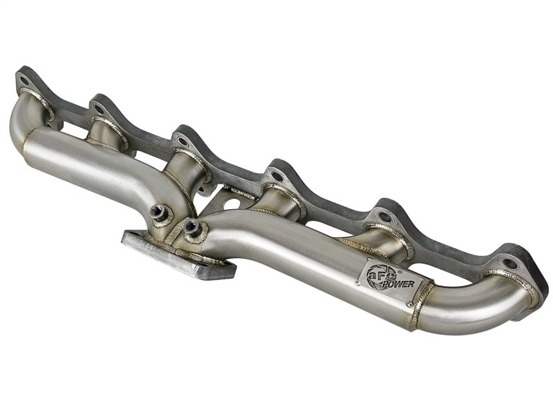 aFe Twisted Steel 304 Stalinless Header w/(T4) Turbo Manifold Dodge Diesel 48-32019 Photo - Primary