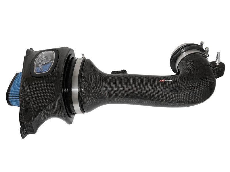 aFe Black Series Momentum Carbon Fiber Cold Air Intake System: Chevrolet C 52-74202-C Photo - Unmounted