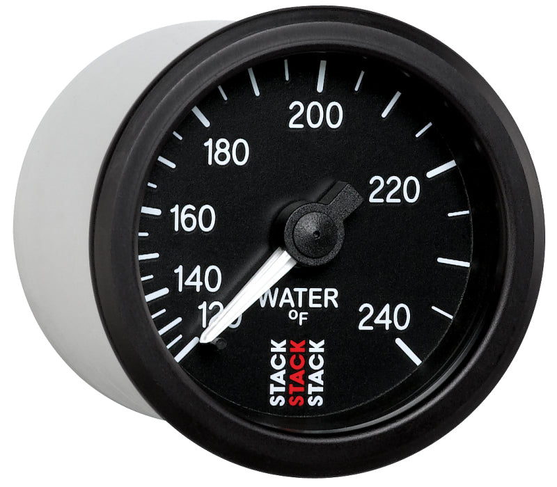Autometer Stack 52mm 120-240 Deg F 1/2in Npt (M) Mechanical Water Temp Gauge - Black ST3108 ST3108 User 5