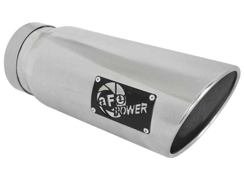 aFe MACH Force-Xp 3in 304 Stainless Steel Exhaust Tip Polished: 5 in x 6Ou 49T50601-P15 Photo - Primary