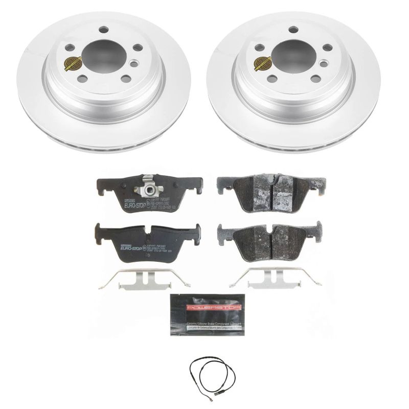 Power Stop 13-18 BMW 320i xDrive Rear Euro-Stop Brake Kit ESK6852 ESK6852 Photo - Primary
