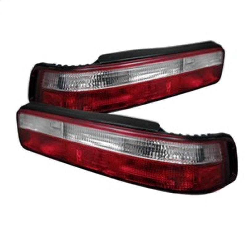 Spyder Acura Integra 90-93 2Dr Euro Style Tail Lights Red Clear ALT-YD-AI90-RC 5000187 5000187 Photo - Primary